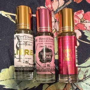 Set of Three Perfume Oils